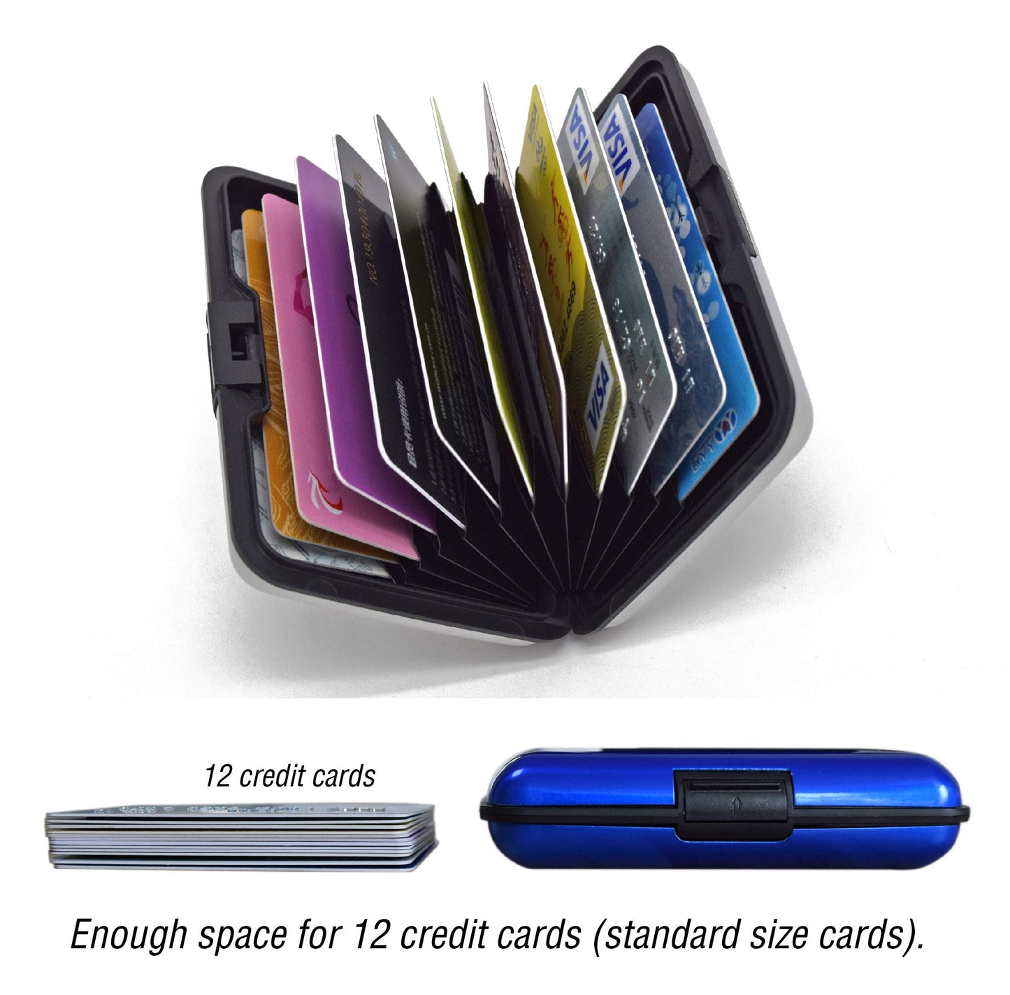 Aluminium Case Water Proof Aluma Wallet Multicolor For Men And Women