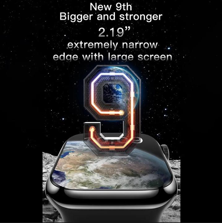 Watch9 Max Smart Watch Men Women Series Bluetooth Call NFC Wireless Charging Smartwatch
