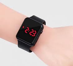 Random Color - Digital LED Watch for Kids new stylish design