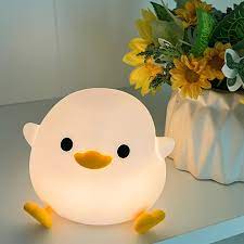 Duck LED Night Light Bulb Sensor Control For Kids Room