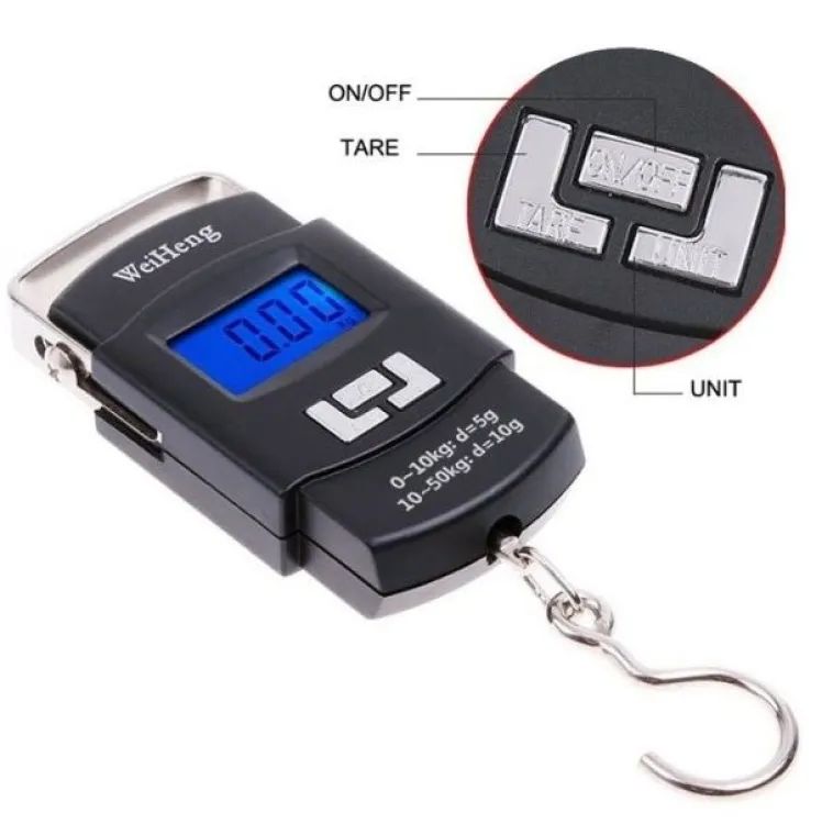 Imported Portable Electronic Digital Hook Scale Hanging Scale Fishing Scale Luggage Bag Scale Digital Pocket Scale Digital Kitchen Scale Digital Weight Machine Weight Scale Digital Weighing Scale Weighing Machine Digital Mini Small Scale Weight Machine